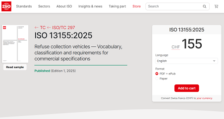 历史性突破 | 东升国际官网环境主导！首个由中国企业牵头编制的环卫装备ISO国际标准正式发布！